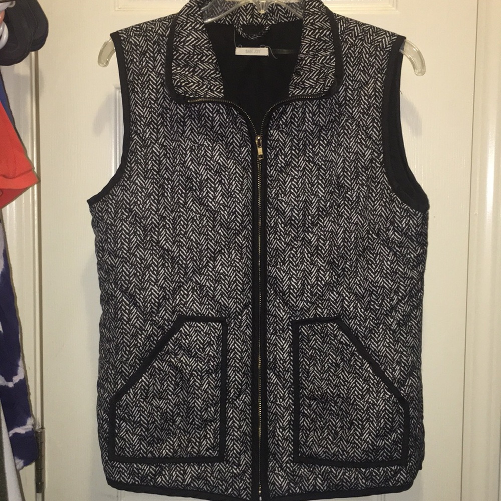 Herringbone vest!